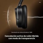 Calmbee Auriculares híbridos con cancelación activa de ruido inalámbricos