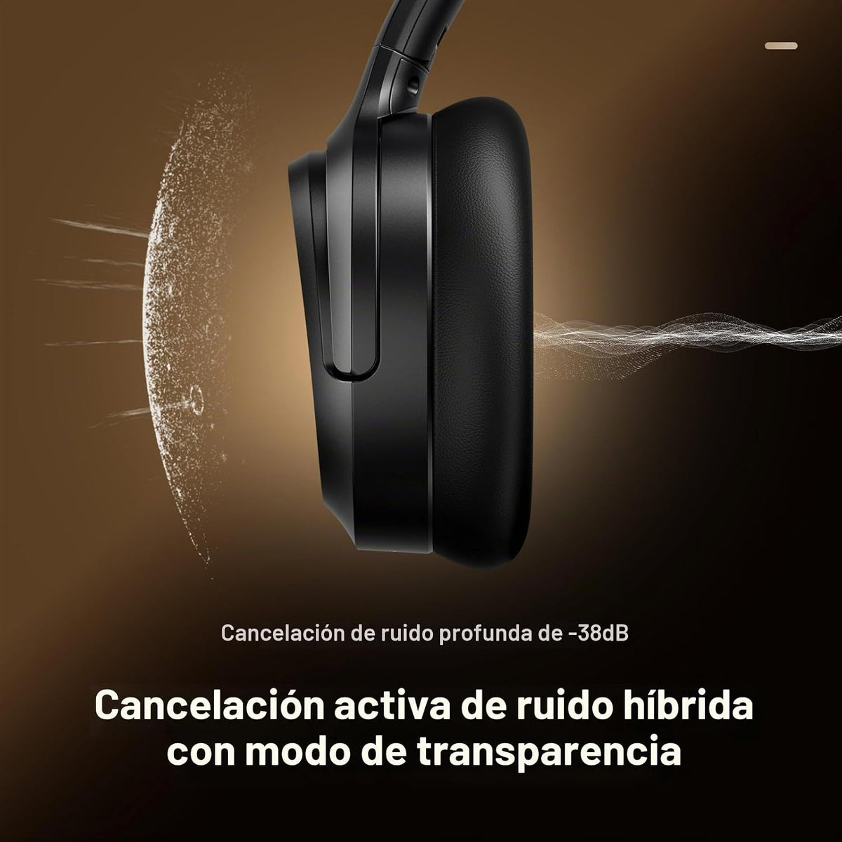 Calmbee Auriculares híbridos con cancelación activa de ruido inalámbricos