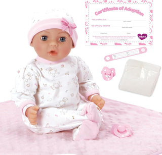 Adora muñeca bebé niña de 16 pulgadas con accesorios, juego de 9 pi...