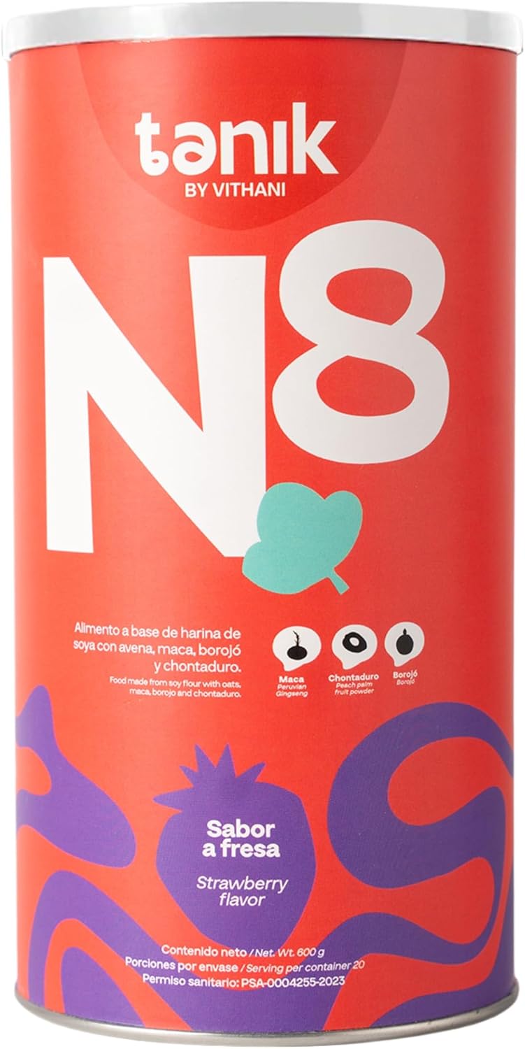 Vithani N8 - Multivitamínico en polvo con maca, borojo, durazno y p...