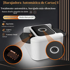 Barajador de tarjetas automático recargable para 2 cubiertas UNO Skip-Bo