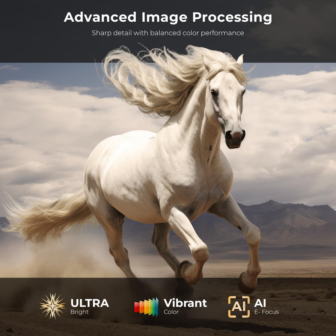 ELEPHAS Proyector inteligente 4K con WiFi y Bluetooth, compatible c...