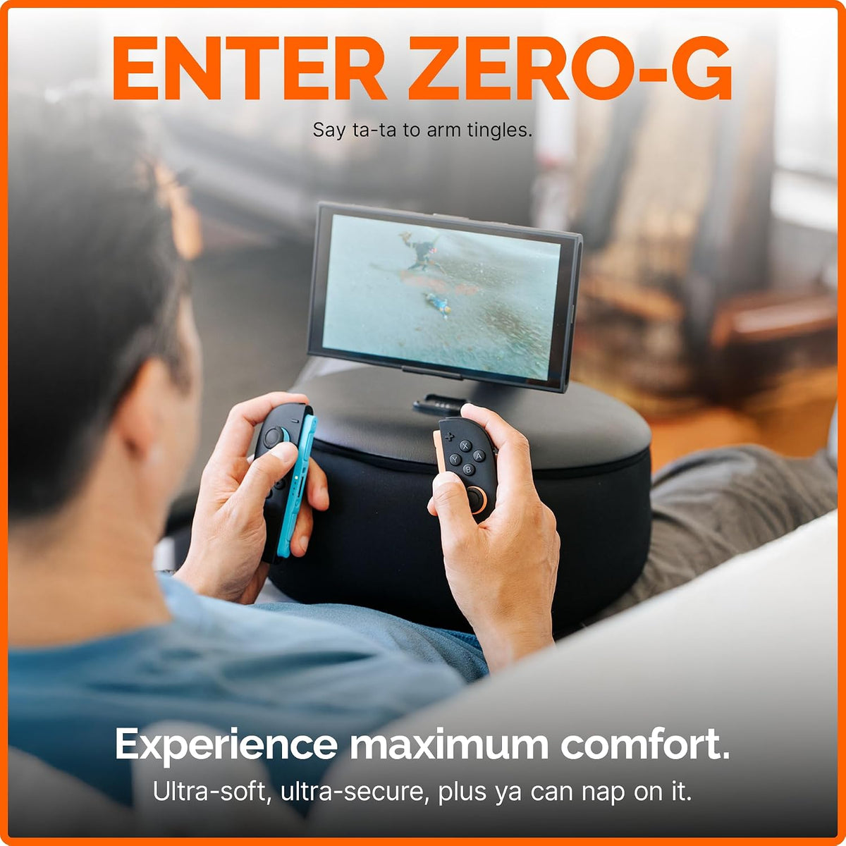 Almohada para Gaming Mechanism Compatible con Nintendo Switch 2 | Experimenta Juego en Gravedad Cero con Nuestros Accesorios para Nintendo Switch 2 | Almohada Ridículamente Suave y Lavable a Máquina para Gamers
