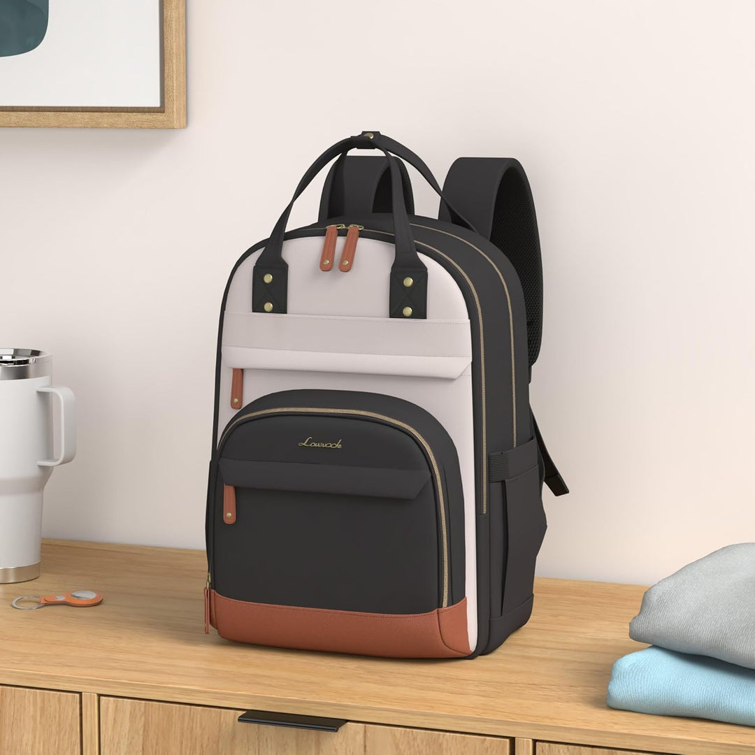 LOVEVOOK - Mochila para laptop para mujer, mochilas de viaje de tra...