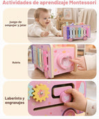 Juguetes Montessori de madera para niños de 1 año, regalo de primer
