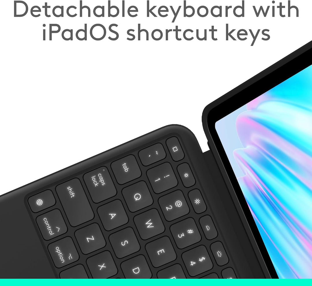 Logitech Combo Touch - Funda de teclado para iPad Air de 11 pulgada...