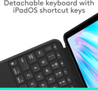 Logitech Combo Touch - Funda de teclado para iPad Air de 11 pulgada...
