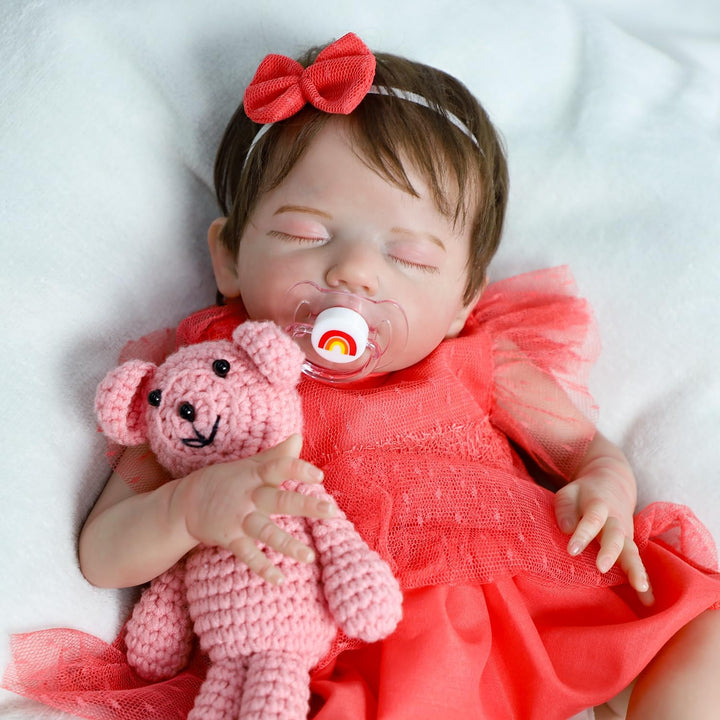 SCOM Muñecas Bebé Reborn Niña de 20 Pulgadas, Recién Nacida Realist...