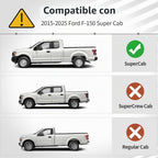 OEDRO Alfombrillas para Ford F-150 Super Cab/Extended Cab 2015-2026