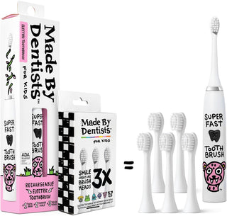 Made by Dentists Cepillo de dientes eléctrico para niños - Cepillo...