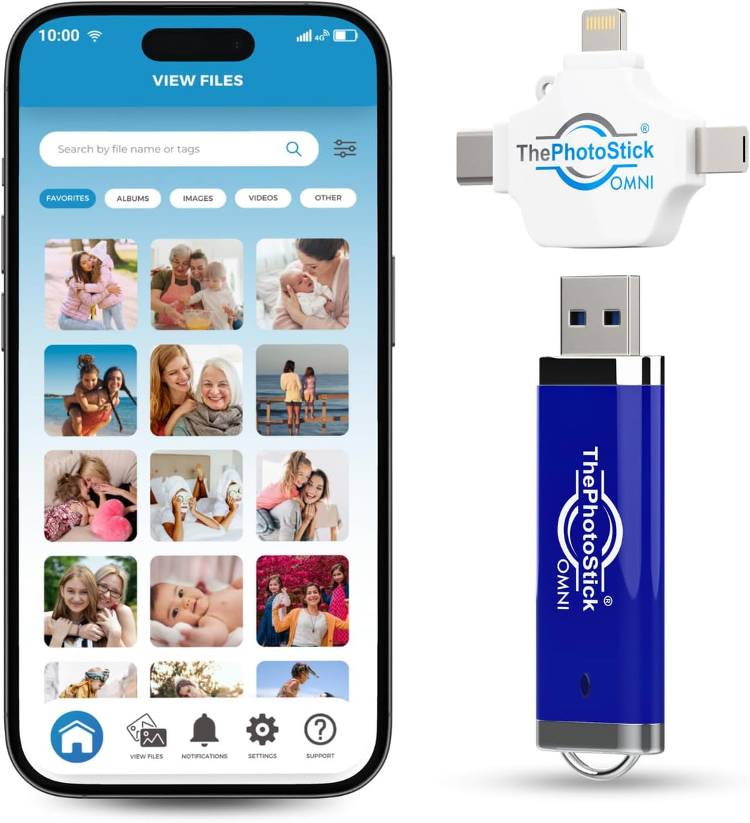 ThePhotoStick® Omni - Unidad flash USB de 256 GB y Memory Stick \u2...