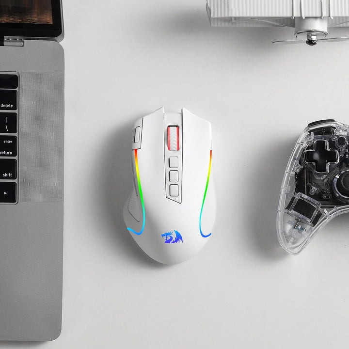 Redragon M612 PRO RGB - Mouse para videojuegos, 8000 DPI, con cable...