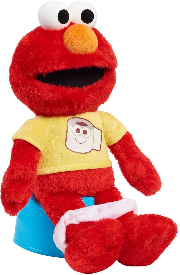 SESAME STREET Potty Time Elmo - Peluche sostenible de 12 pulgadas,...