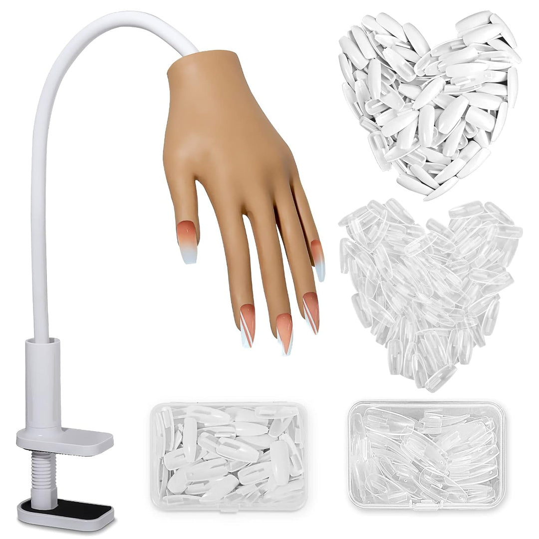 Mano de práctica para uñas acrílicas - Mano de práctica de uñas de...