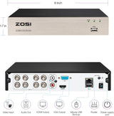 ZOSI Adaptador sistema de videovigilancia 12V 2A 100V-240V US adapt...