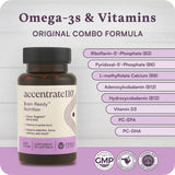 Accentrate 110 - Suplemento Focus - Complejo de vitamina B metilado...