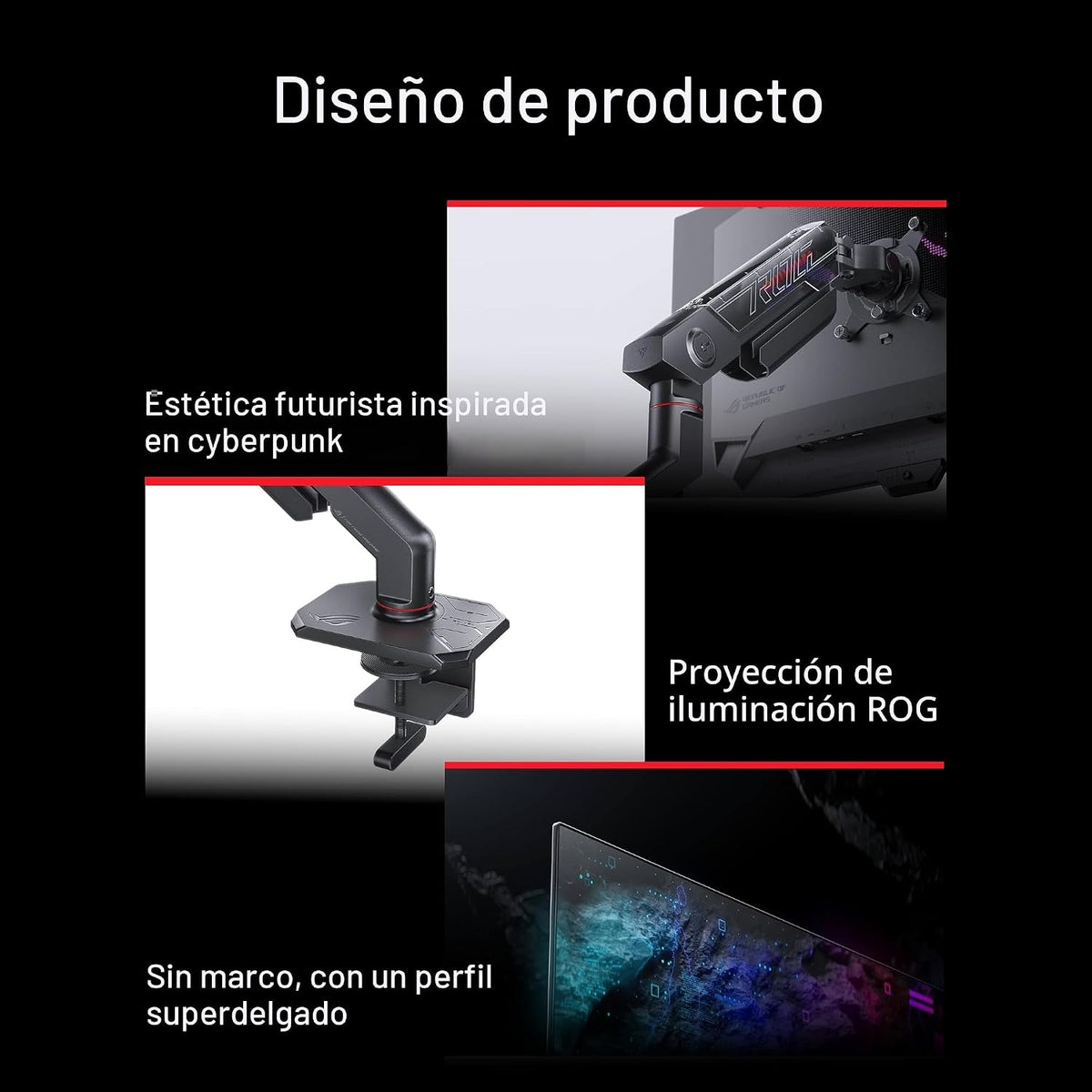 ASUS ROG PG27AQDM-R Monitor para juegos OLED de 27 pulgadas 1440p 2...