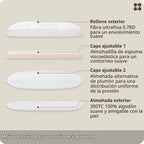 Bedsure PureWoven - Almohada ajustable Queen para dormir boca arriba y boca