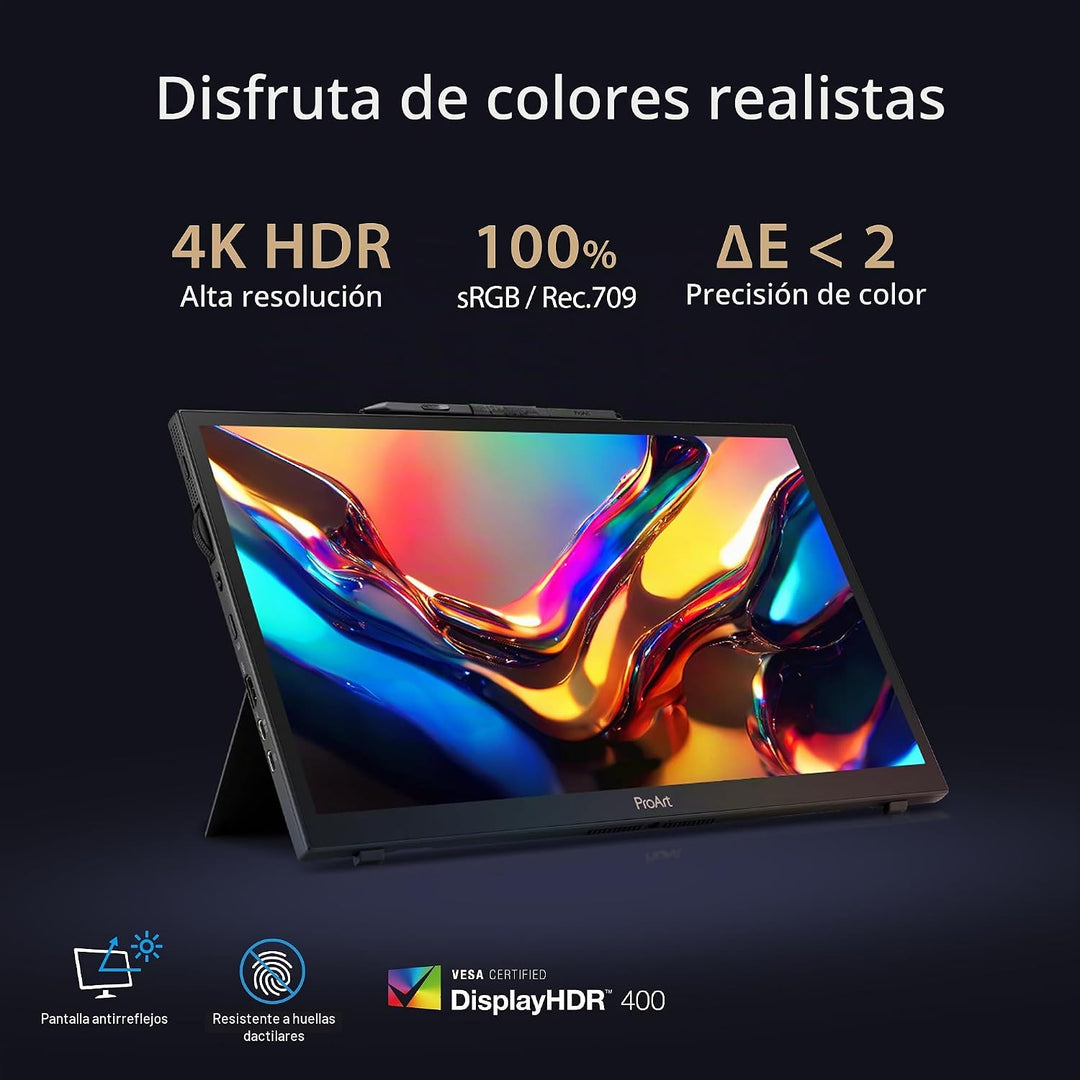ASUS ProArt PA169CDV Monitor portátil con pantalla WACOM 4K USB-C d...