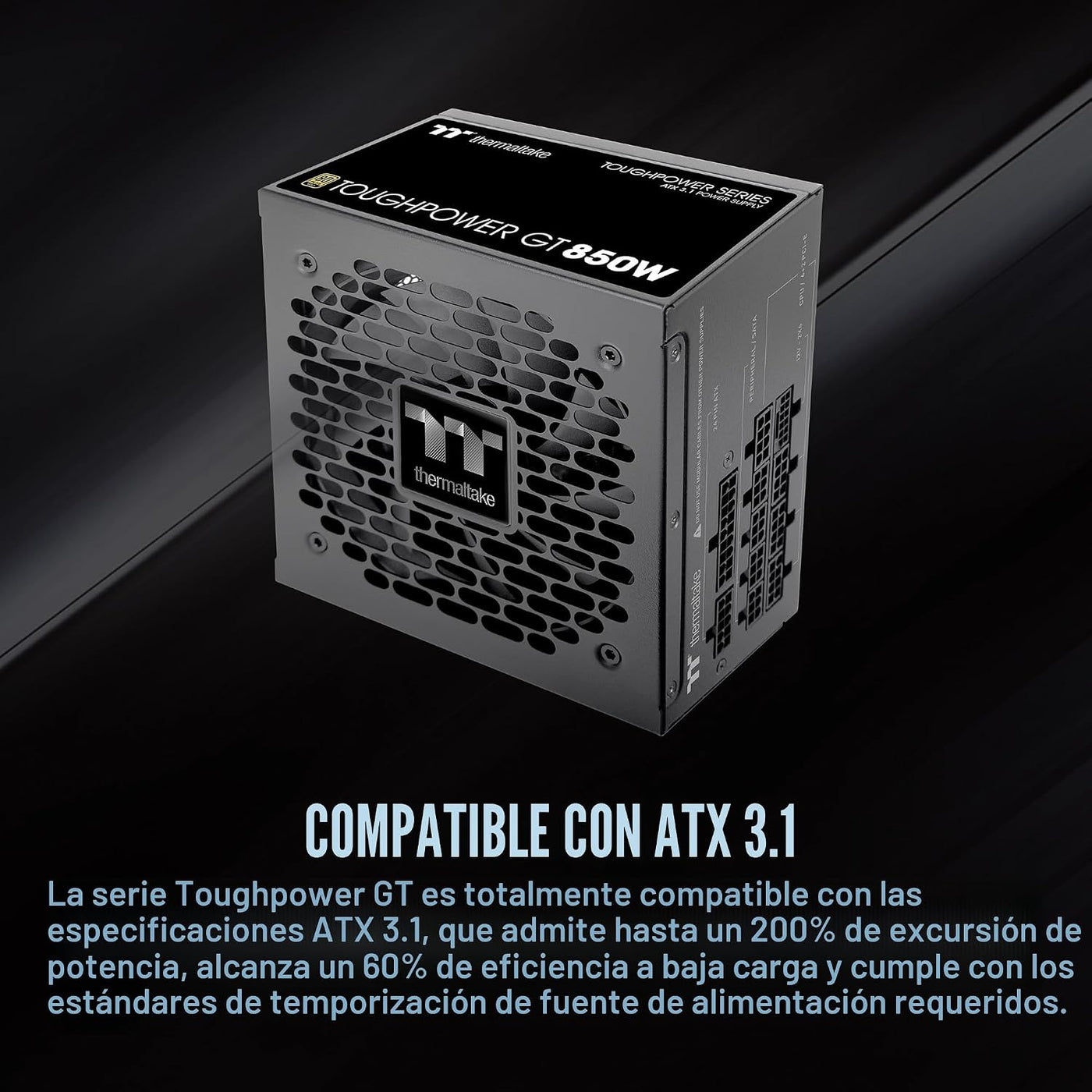Thermaltake Toughpower GT 850W ATX 3.1 Fuente de alimentación están...