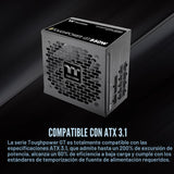 Thermaltake Toughpower GT 850W ATX 3.1 Fuente de alimentación están...