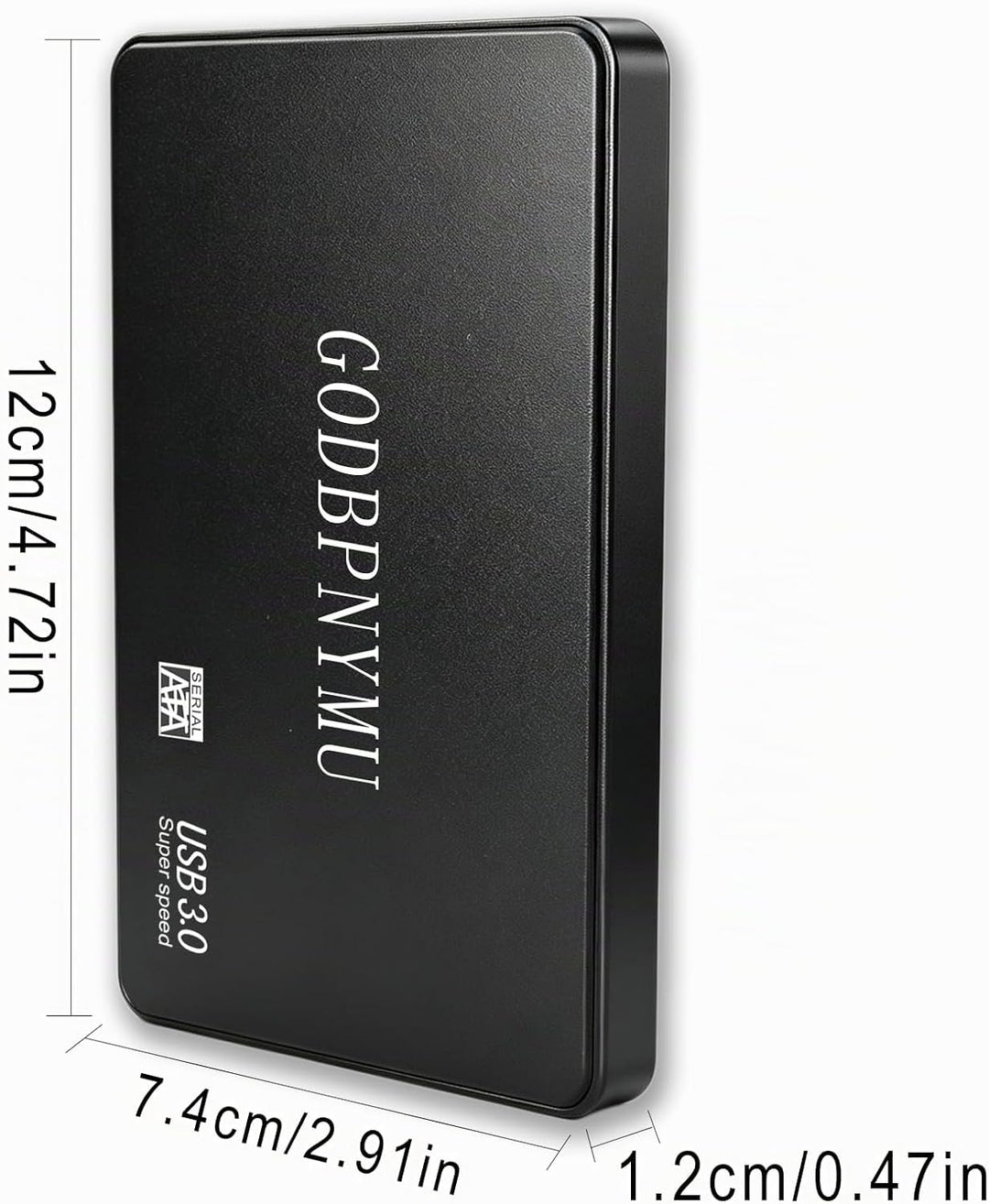 GODBPNYMU Disco duro externo de 500 GB, disco duro externo portátil...