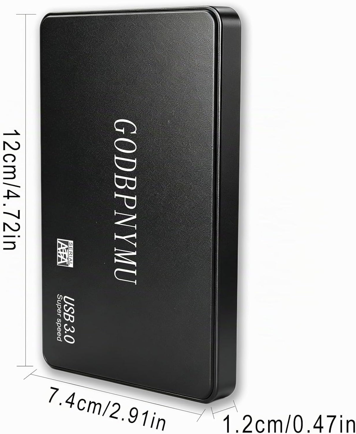 GODBPNYMU Disco duro externo de 500 GB, disco duro externo portátil...
