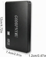 GODBPNYMU Disco duro externo de 500 GB, disco duro externo portátil...