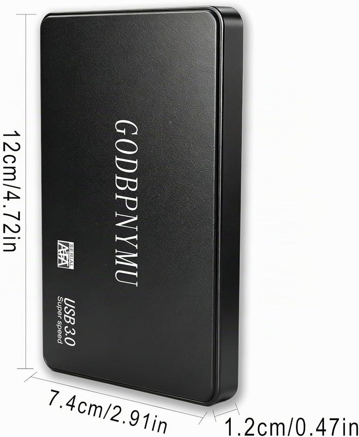 GODBPNYMU Disco duro externo de 500 GB, disco duro externo portátil...
