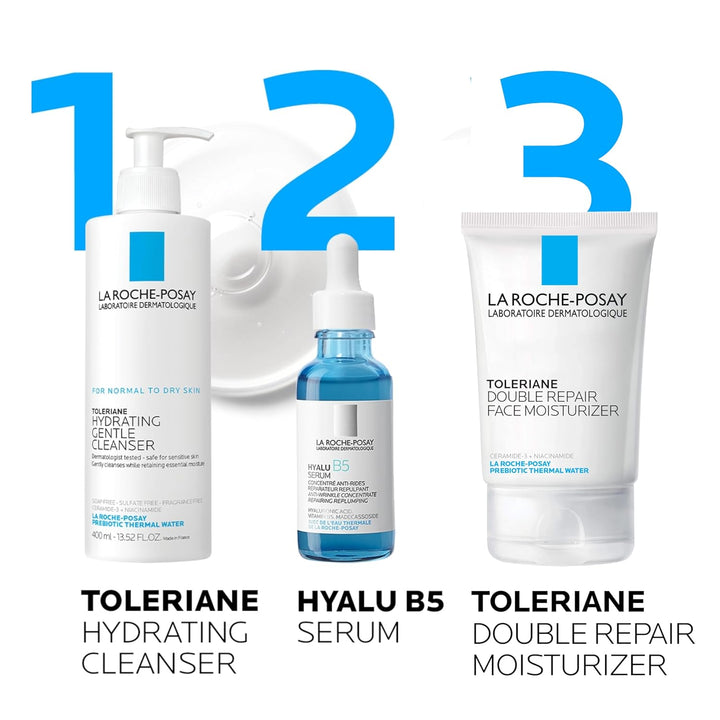 La Roche-Posay Hyalu B5 Pure Hyaluronic Acid Serum for Face, Vitami...