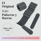 Bangles - Juego de mancuernas para muñeca y tobillo de 2 libras y barras Bala de 2 libras, pesas de tobillo y pesas de mano para fitness, yoga y entrenamiento de fuerza
