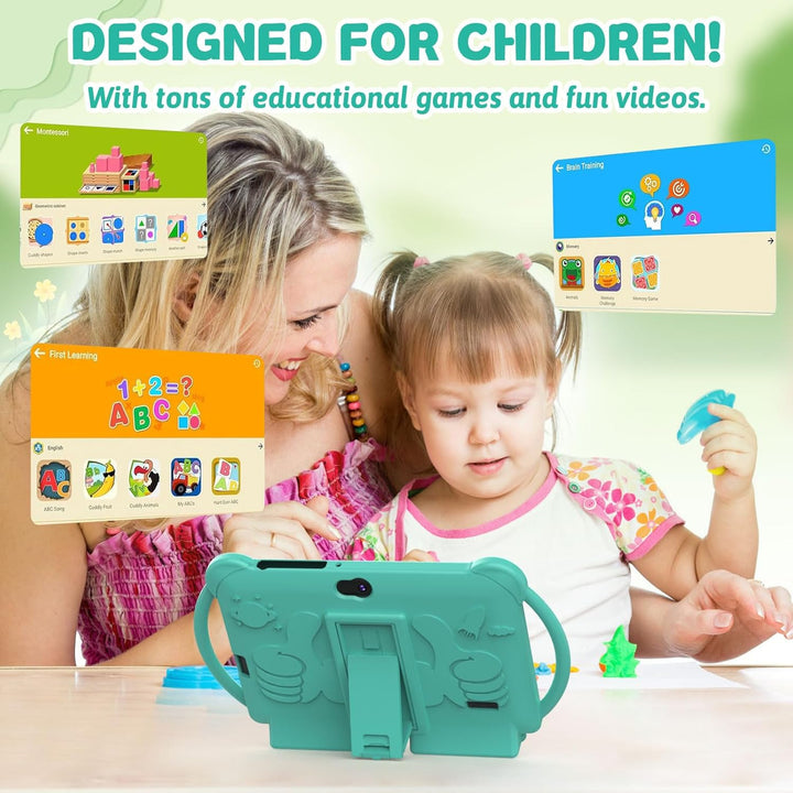 Tablet para niños de 7 pulgadas para niños y niñas, tabletas Androi...
