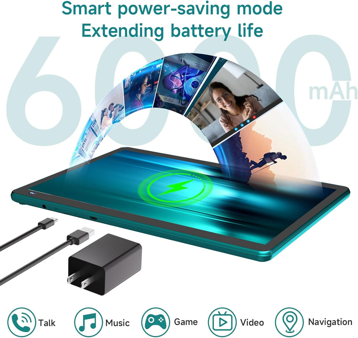 Tablet Android 15 Tabletas de 10 pulgadas, 8GB RAM 32GB ROM 1TB Amp...