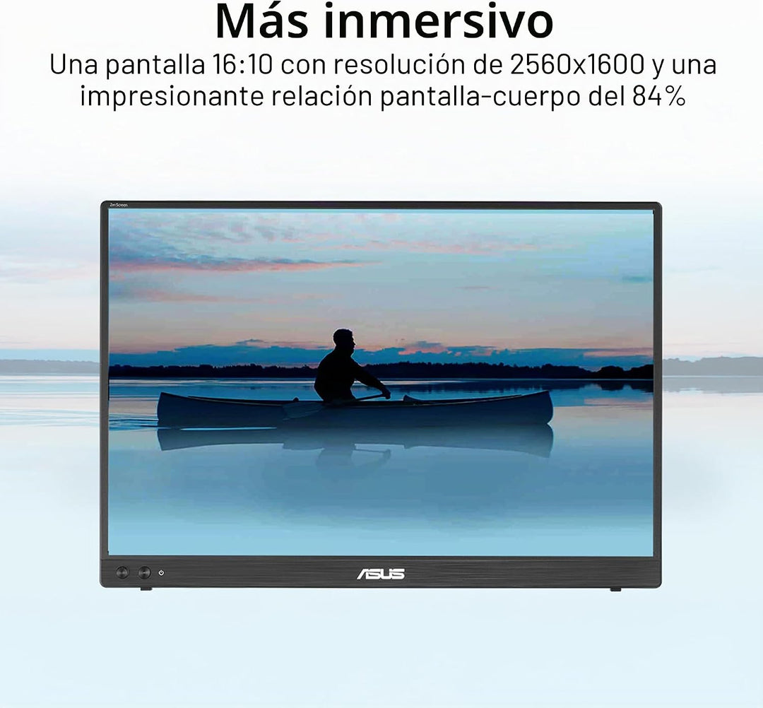 ASUS ZenScreen Monitor portátil USB-C 16:10 de 16 pulgadas (MB16NCG...