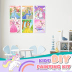 Ctosree - 12 lienzos predibujados para pintura de niños, estirados de 8 x