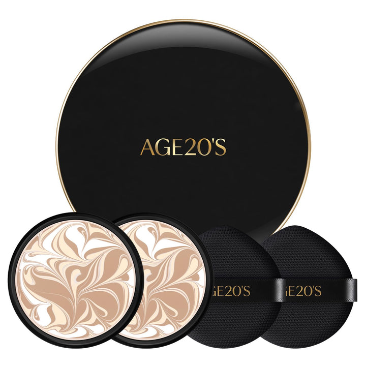 AGE20'S Signature Essence Pact SPF 50+ | Paquete de 2 | 21N VAI...