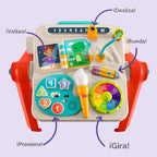 Fisher-Price Mesa de actividades 4 en 1 y caballete, versión multiidioma
