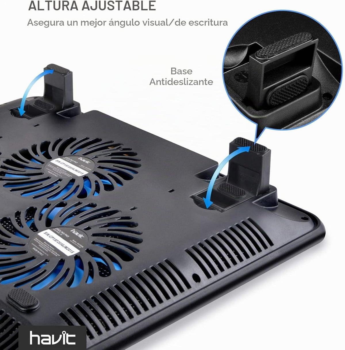 havit HV-F2056 - Almohadilla de refrigeración para portátiles de 15...