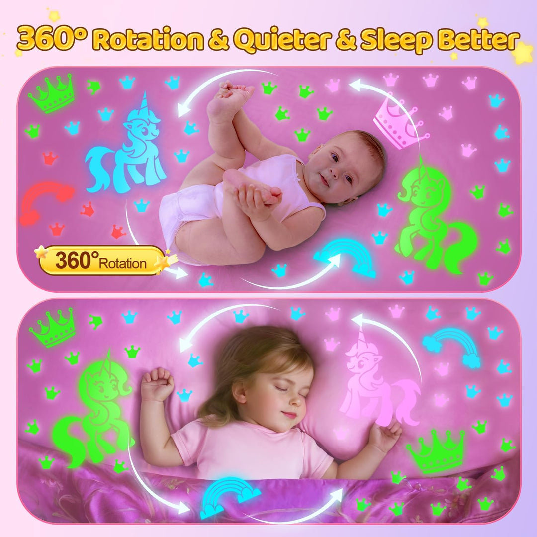 COOLNIGHT Proyector de Luz Nocturna de Unicornio con Estrellas para...