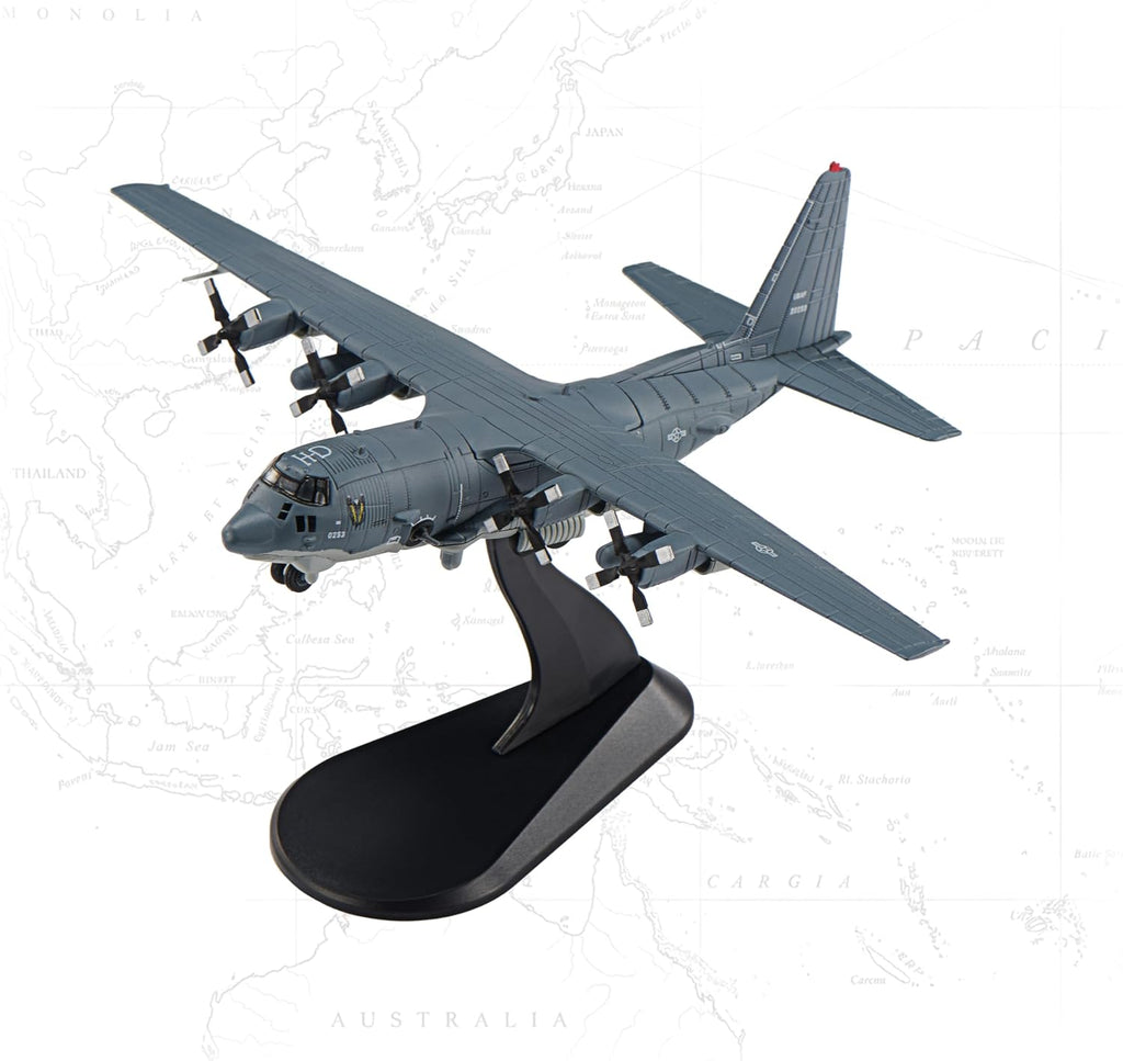 Aviones de fundición a presión AC-130U Gunship Modelo 1/200 Escala