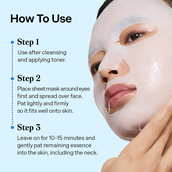 Torriden DIVE IN - Máscara facial de ácido hialurónico (10 hojas),...