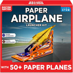 Doctor Jupiter Kit de lanzador de aviones de papel para niños a partir de 6