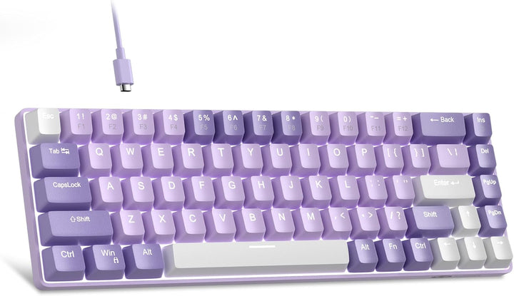 MageGee MK-Box - Teclado mecánico portátil 60% para juegos, retroil...