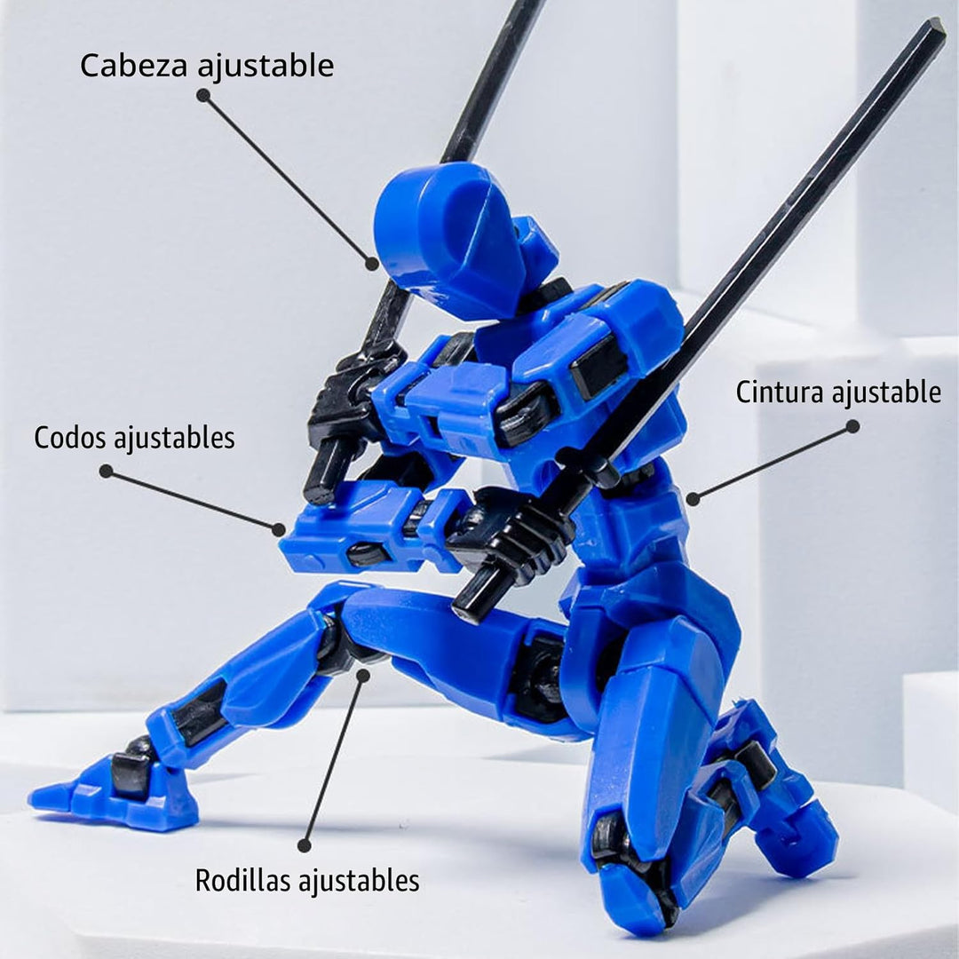 EIMONEY 9 Piezas Ensamblaje Completo Figura de Acción T-13 Impresa...