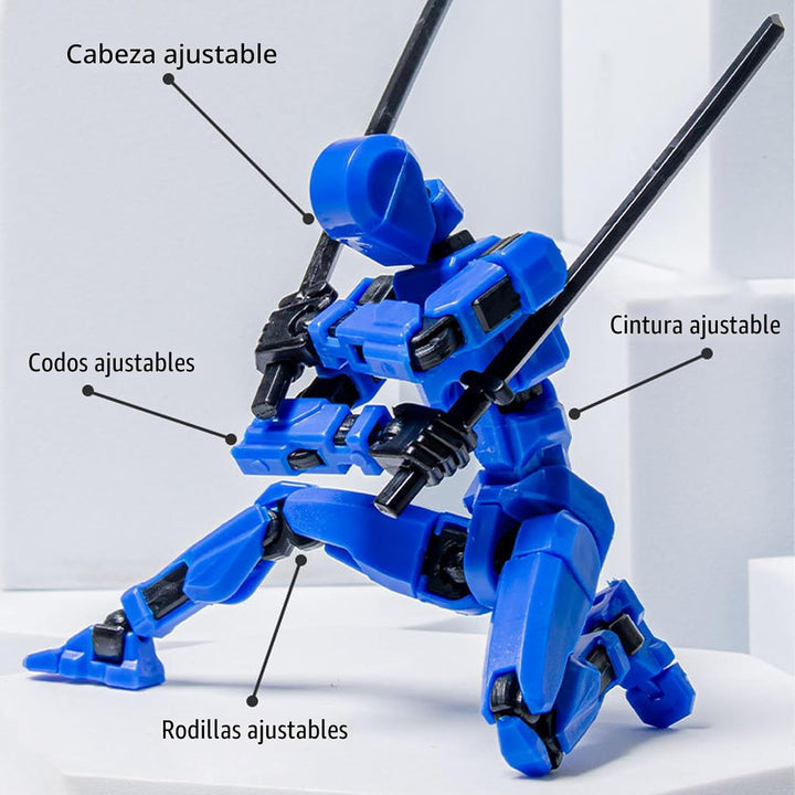 EIMONEY 9 Piezas Ensamblaje Completo Figura de Acción T-13 Impresa...