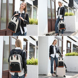 Mochila para laptop para mujer, bolsa de trabajo de 15.6 pulgadas c...
