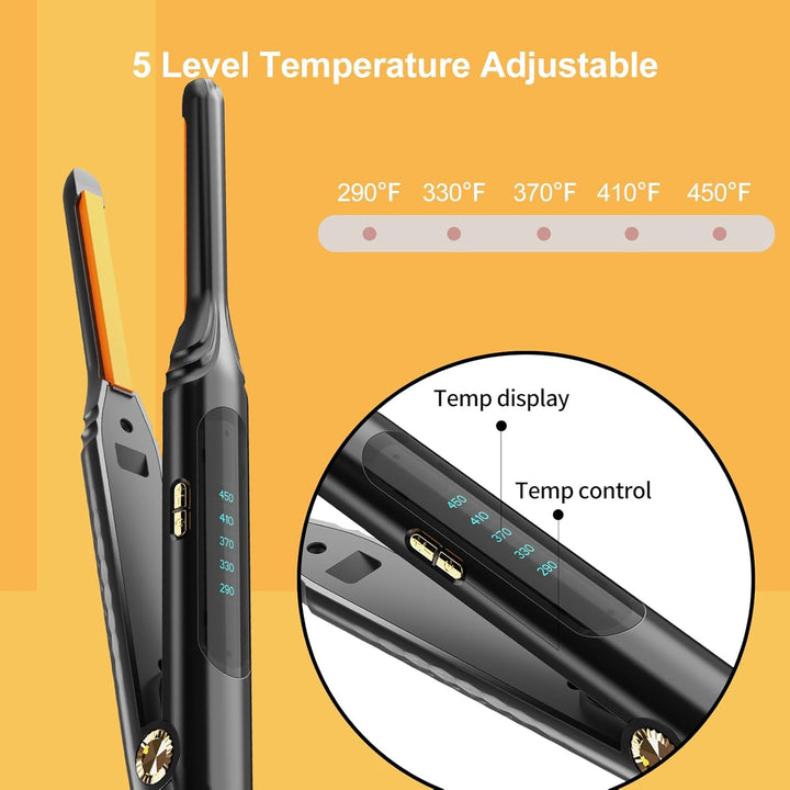 Mvxitanny Plancha Plana Pequeña de 3\/10 Pulgadas, Mini Planchas Pl...