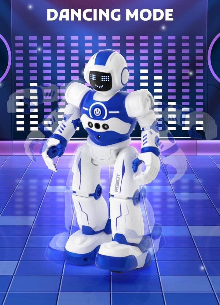 EduCuties Juguetes robot para niños, control remoto programable, in...