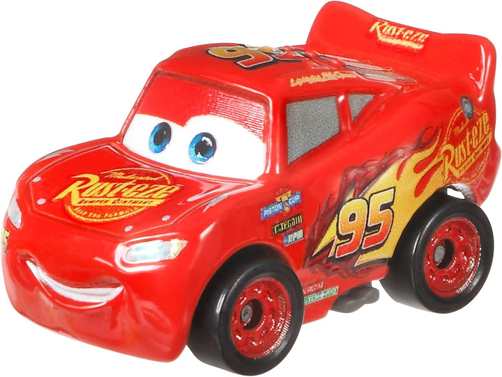 Mattel Disney Pixar Cars Mini Racers, paquete de 10 vehículos colec...