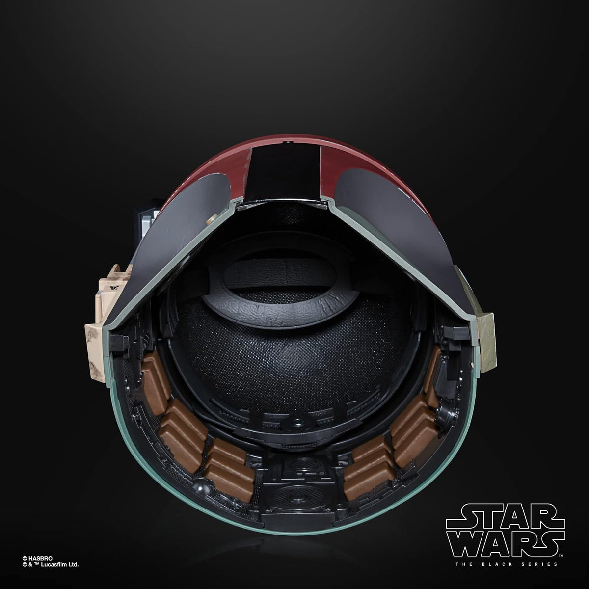 STAR WARS The Black Series Boba Fett (Re-Armored) - Casco electrónico premium, The Mandalorian Roleplay coleccionable para niños a partir de 14 años